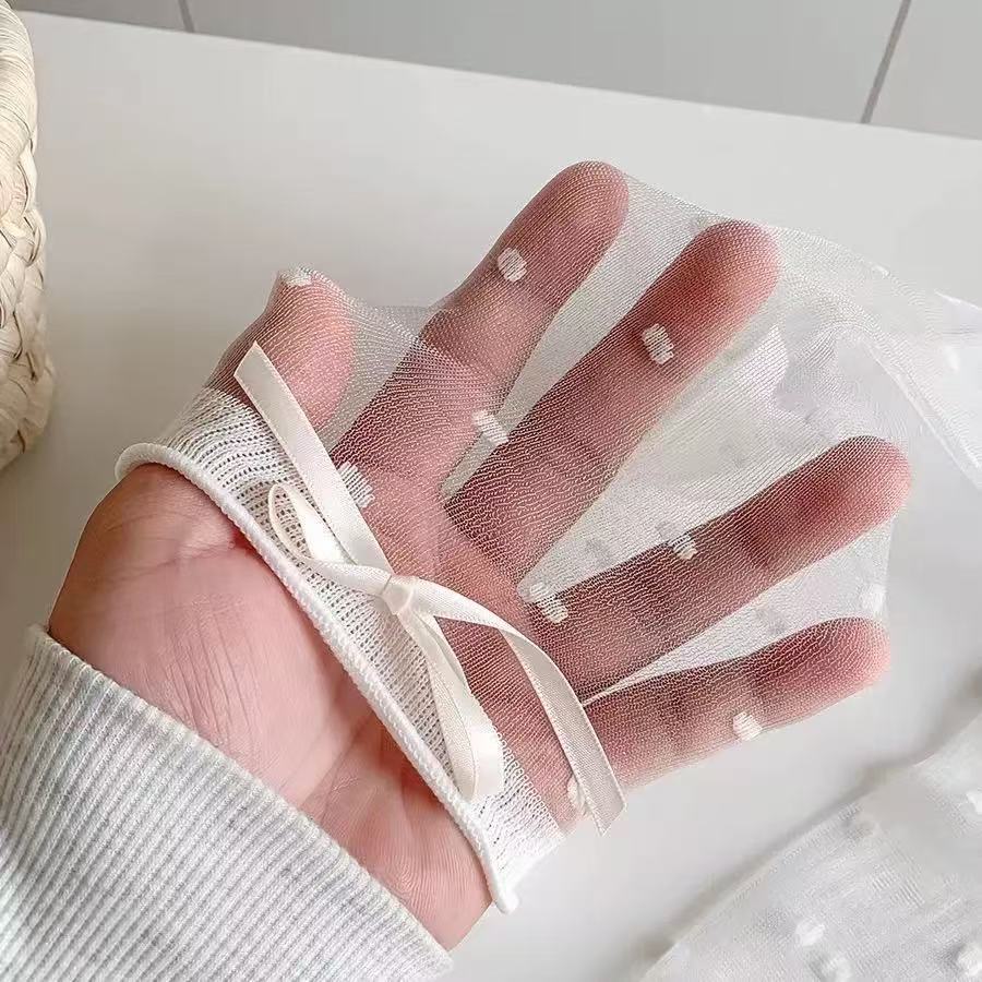 🧦 Tienda oficial de TLOPA® – Calcetines transpirables de seda helada con diseño de lunares