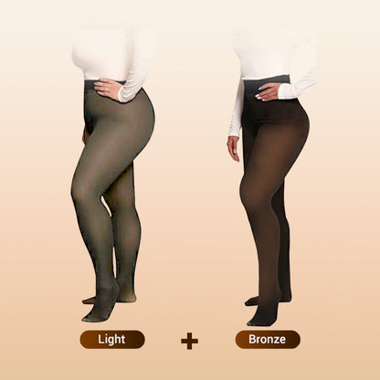 ⚡¡Más de 50.000 vendidos!❄️Mallas moldeadoras con forro polar y una sola costura💕Mantente abrigada y luce una figura espectacular