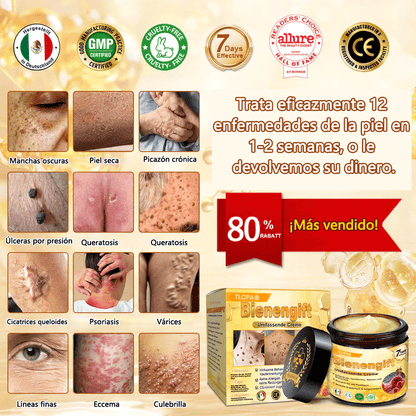 🎁 Crema TLOPA® con complejo de veneno de abeja: antienvejecimiento, hidratante, reparadora de la piel, mejora la textura de la piel, trata el acné y la pigmentación, elimina verrugas y lunares y alivia la psoriasis.