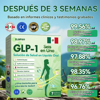 𝐓𝐢𝐞𝐧𝐝𝐚 𝐎𝐟𝐢𝐜𝐢𝐚𝐥 | TLOPA® 😍𝐆𝐋𝐏-𝟏 𝐒𝐨𝐥𝐮𝐜𝐢ó𝐧 𝐎𝐫𝐚𝐥 𝟔-𝐞𝐧-𝟏🔥 (𝟏 𝐝𝐨𝐬𝐢𝐬 𝐚 𝐥𝐚 𝐝í𝐚, 𝐫𝐞𝐬𝐮𝐥𝐭𝐚𝐝𝐨𝐬 𝐯𝐢𝐬𝐢𝐛𝐥𝐞𝐬 𝐞𝐧 𝟕 𝐝í𝐚𝐬)✨  𝐄𝐬 𝐮𝐭𝐢𝐥 𝐩𝐚𝐫𝐚 𝐥𝐚 𝐨𝐛𝐞𝐬𝐢𝐝𝐚𝐝, 𝐬𝐚𝐥𝐮𝐝 𝐜𝐚𝐫𝐝𝐢𝐨𝐯𝐚𝐬𝐜𝐮𝐥𝐚𝐫, 𝐜𝐨𝐧𝐭𝐫𝐨𝐥 𝐝𝐢𝐚𝐛é𝐭𝐢𝐜𝐨, 𝐚𝐩𝐧𝐞𝐚 𝐝𝐞𝐥 𝐬𝐮𝐞ñ𝐨, 𝐬𝐚𝐥𝐮𝐝 𝐚𝐫𝐭𝐢𝐜𝐮𝐥𝐚𝐫 𝐲 𝐦á𝐬🎀