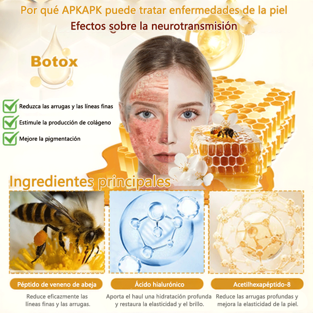 🎁 Crema TLOPA® con complejo de veneno de abeja: antienvejecimiento, hidratante, reparadora de la piel, mejora la textura de la piel, trata el acné y la pigmentación, elimina verrugas y lunares y alivia la psoriasis.